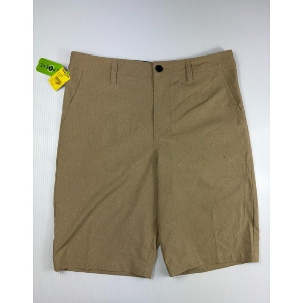 RSQ Hybrid Shorts Boys Size 20 Khaki Tan Youth Teen Stretch Skate Gorpcore